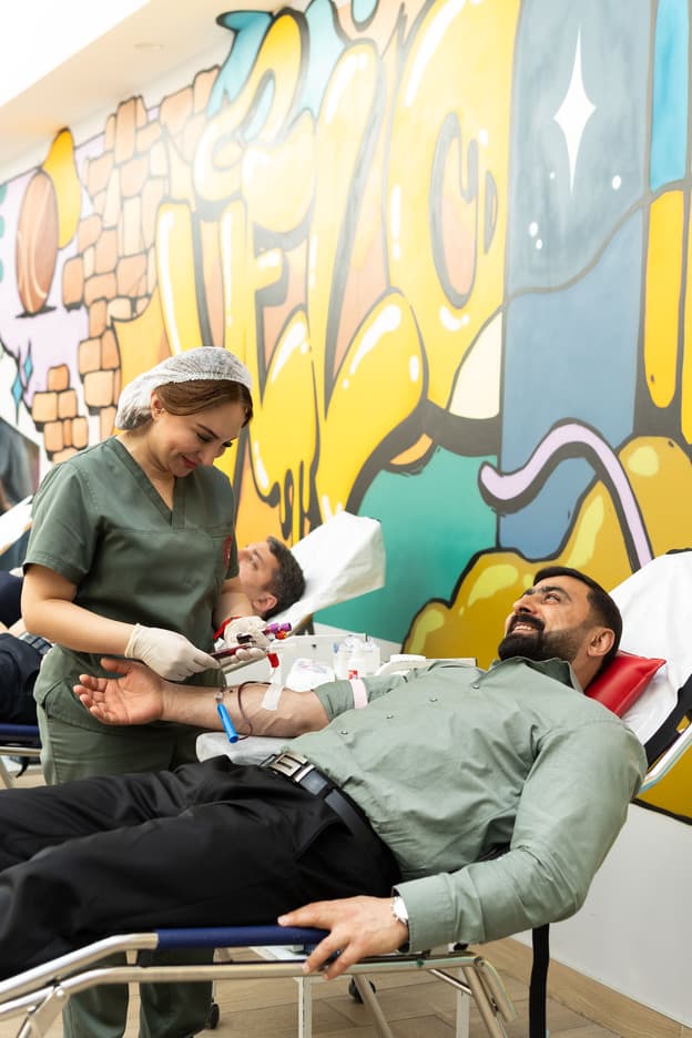 Yelo Bank əməkdaşlarından donorluq təşəbbüsü: "Qan ver, həyat qurtar!" Yelo Bank əməkdaşlarından donorluq təşəbbüsü: "Qan ver, həyat qurtar!" - Şəkil 5