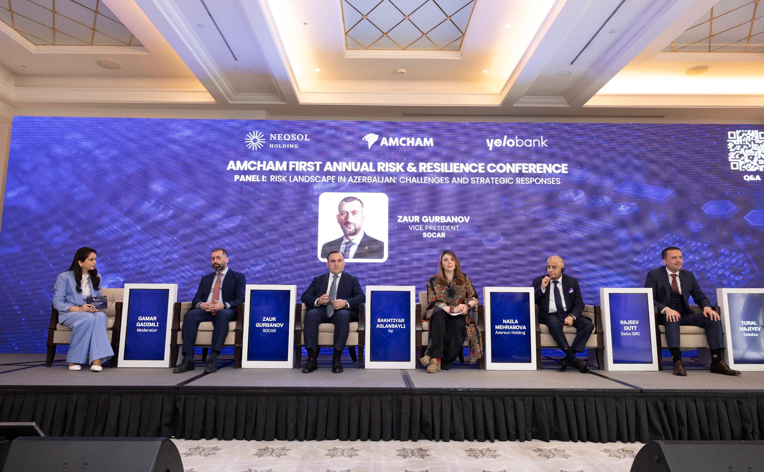 Yelo Bank-ın tərəfdaşlığı ilə "İlk Risk və Dayanıqlılıq Konfransı" keçirilib