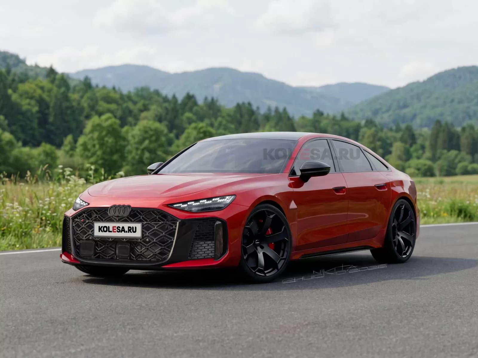 Yeni Audi RS6 Sedan (C9) casus fotolarda görünüb