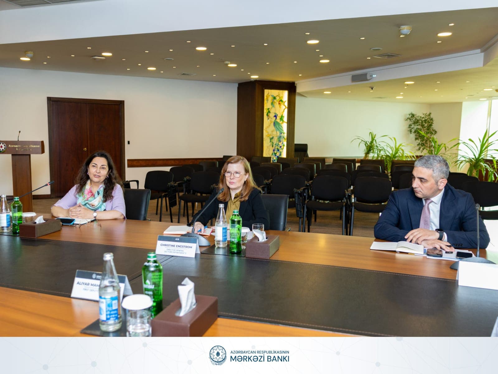 AMB ilə Asiya İnkişaf Bankı arasında maliyyə sektorunda yeni əməkdaşlıq müzakirə olunub - Şəkil 2