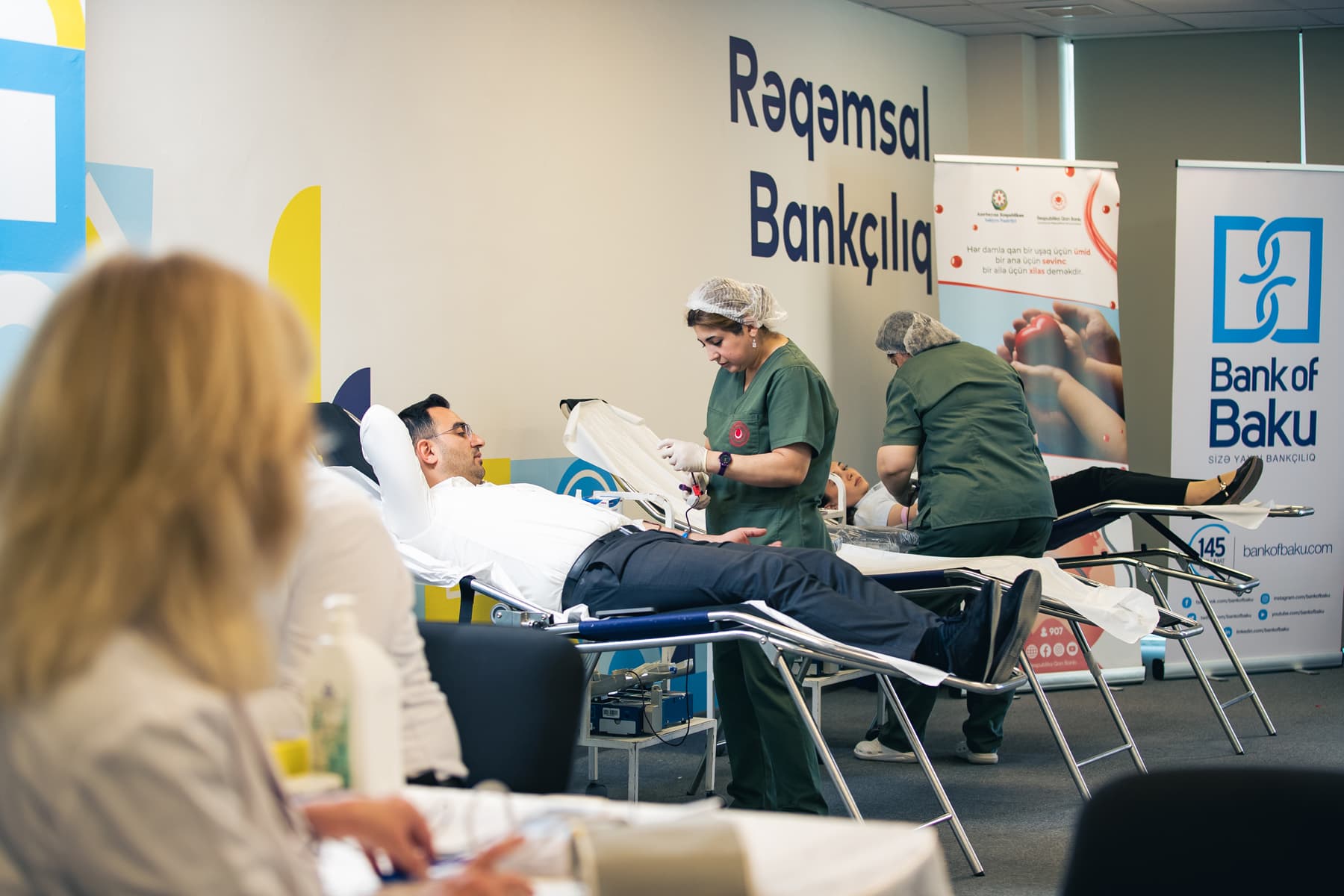 Bank of Baku qan donorluğunun əhəmiyyətini vurğulayıb – qanvermə aksiyası keçirib - Şəkil 4