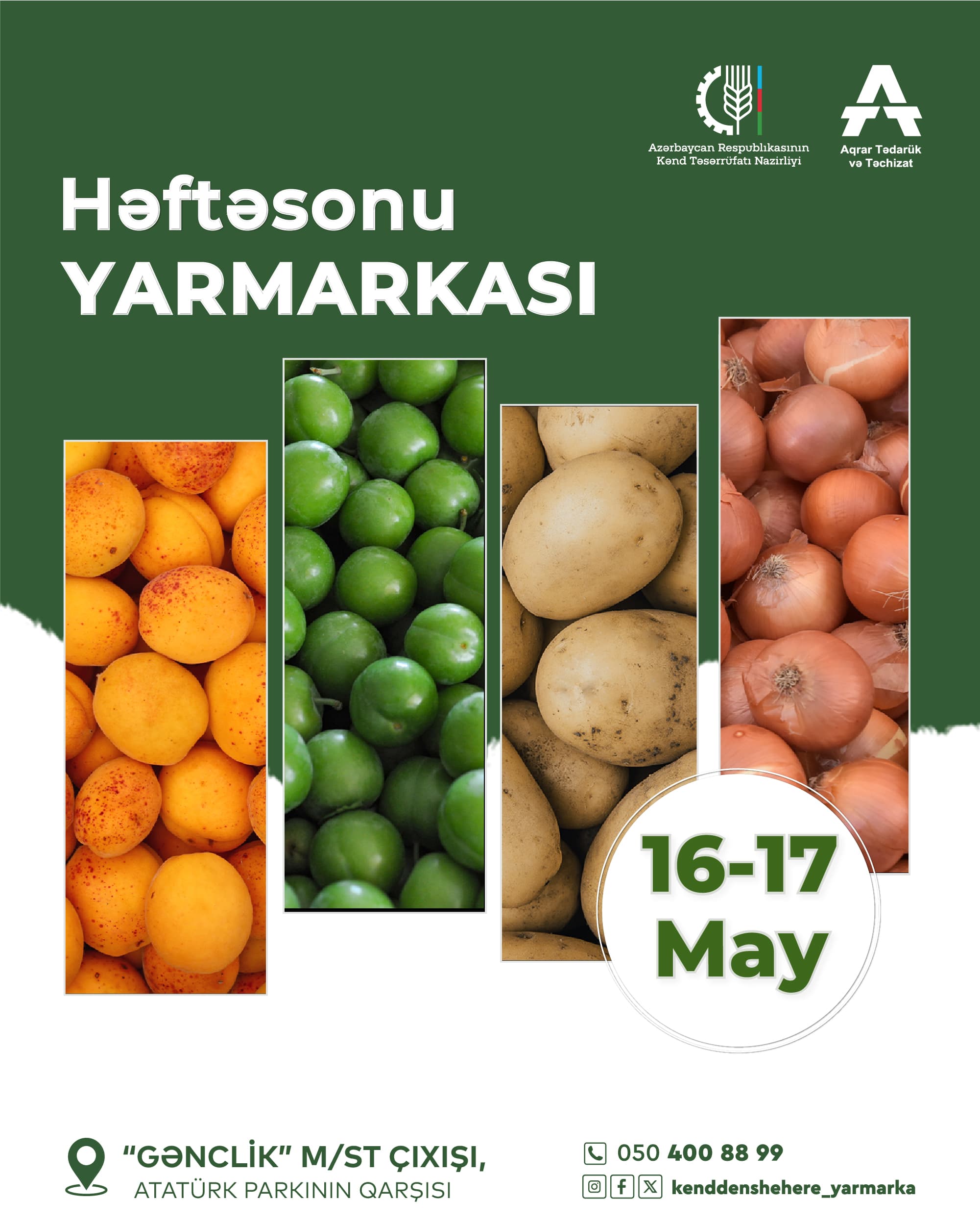 Bakıda növbəti “Kənddən Şəhərə” həftəsonu yarmarkası keçiriləcək - Şəkil 1