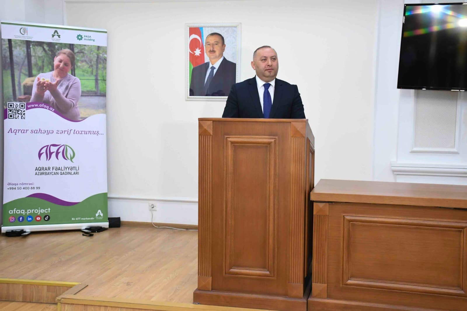 ADAU-da Biotexnologiya üzrə Bitkilərin Adaptasiya Otağının açılışı olub - Şəkil 8