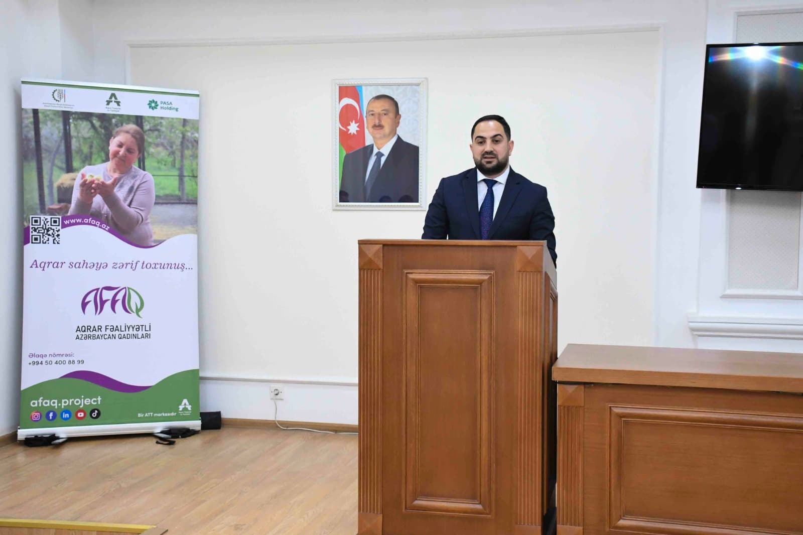 ADAU-da Biotexnologiya üzrə Bitkilərin Adaptasiya Otağının açılışı olub - Şəkil 9