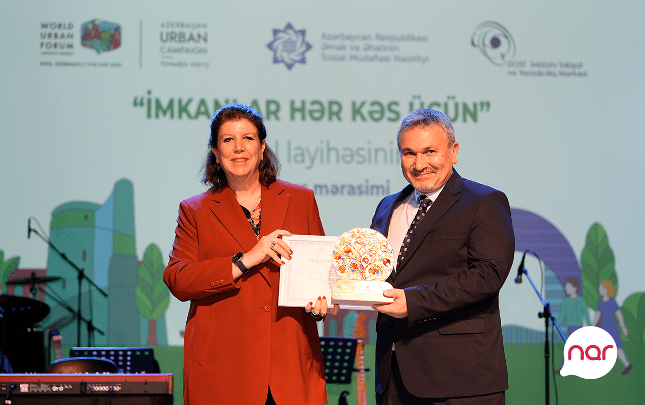 “Nar” “İmkanlar hər kəs üçün” layihəsinin bağlanış mərasimində iştirak edib - Şəkil 1