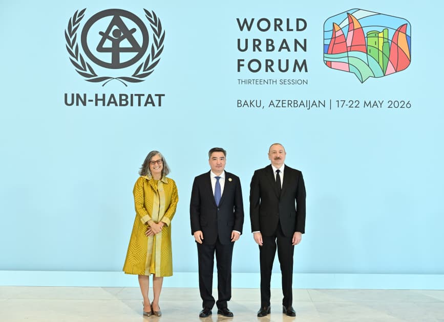 Prezident İlham Əliyev Ümumdünya Şəhərsalma Forumunun 13-cü Sessiyasının açılış mərasimində iştirak edir Prezident İlham Əliyev Ümumdünya Şəhərsalma Forumunun 13-cü Sessiyasının açılış mərasimində iştirak edir - Şəkil 5