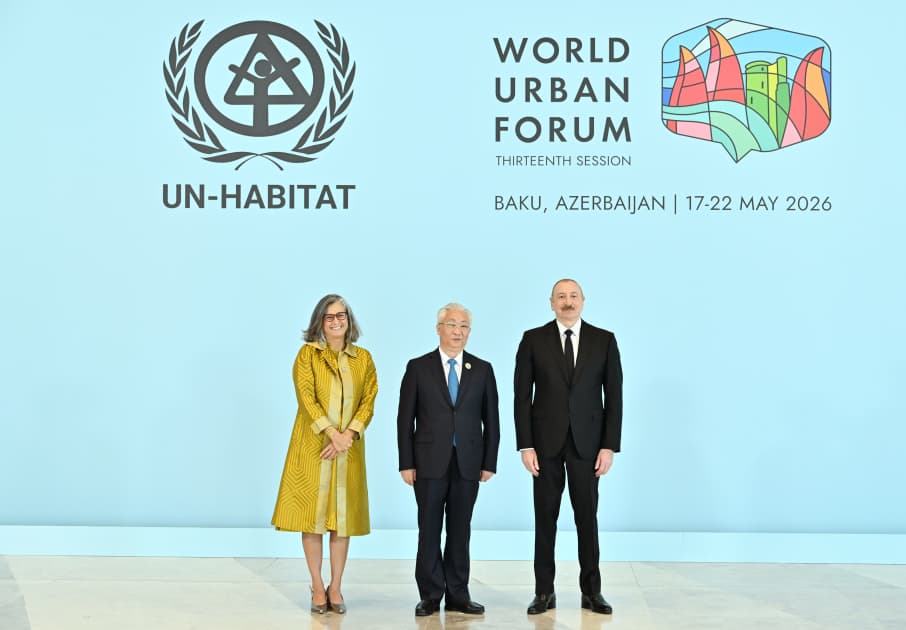 Prezident İlham Əliyev Ümumdünya Şəhərsalma Forumunun 13-cü Sessiyasının açılış mərasimində iştirak edir Prezident İlham Əliyev Ümumdünya Şəhərsalma Forumunun 13-cü Sessiyasının açılış mərasimində iştirak edir - Şəkil 6