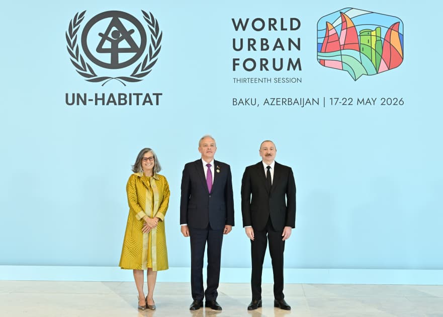 Prezident İlham Əliyev Ümumdünya Şəhərsalma Forumunun 13-cü Sessiyasının açılış mərasimində iştirak edir Prezident İlham Əliyev Ümumdünya Şəhərsalma Forumunun 13-cü Sessiyasının açılış mərasimində iştirak edir - Şəkil 7