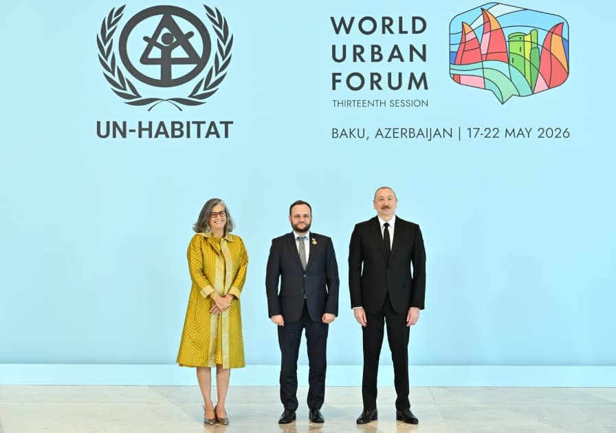 Prezident İlham Əliyev Ümumdünya Şəhərsalma Forumunun 13-cü Sessiyasının açılış mərasimində iştirak edir Prezident İlham Əliyev Ümumdünya Şəhərsalma Forumunun 13-cü Sessiyasının açılış mərasimində iştirak edir - Şəkil 8