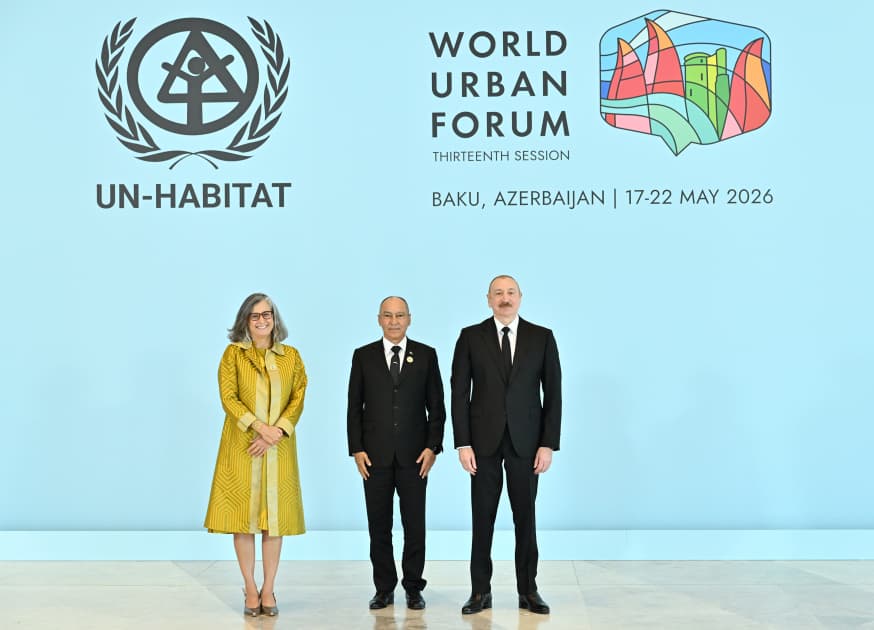 Prezident İlham Əliyev Ümumdünya Şəhərsalma Forumunun 13-cü Sessiyasının açılış mərasimində iştirak edir Prezident İlham Əliyev Ümumdünya Şəhərsalma Forumunun 13-cü Sessiyasının açılış mərasimində iştirak edir - Şəkil 9