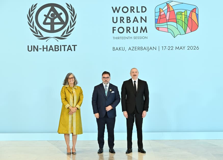 Prezident İlham Əliyev Ümumdünya Şəhərsalma Forumunun 13-cü Sessiyasının açılış mərasimində iştirak edir Prezident İlham Əliyev Ümumdünya Şəhərsalma Forumunun 13-cü Sessiyasının açılış mərasimində iştirak edir - Şəkil 13