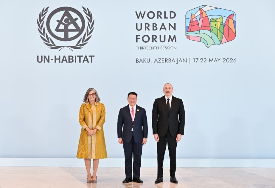 Prezident İlham Əliyev Ümumdünya Şəhərsalma Forumunun 13-cü Sessiyasının açılış mərasimində iştirak edir
