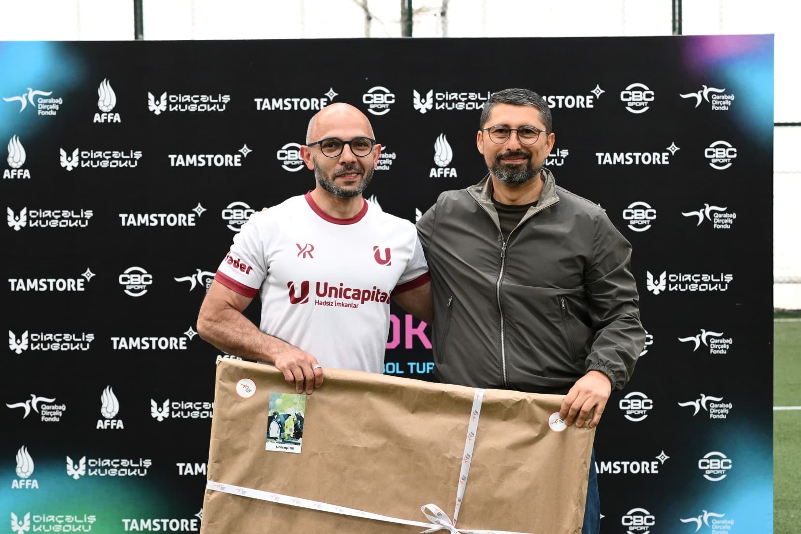 “Dirçəliş Kuboku” xeyriyyə futbol turnirinin yarımfinal oyunları keçirilib - Şəkil 2