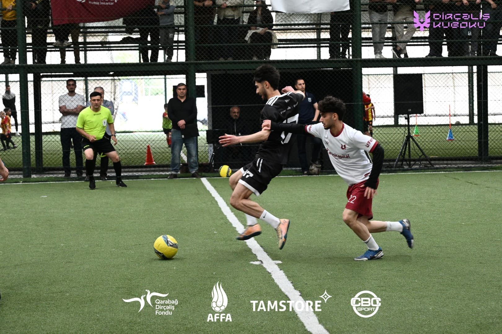 “Dirçəliş Kuboku” xeyriyyə futbol turnirinin yarımfinal oyunları keçirilib - Şəkil 9