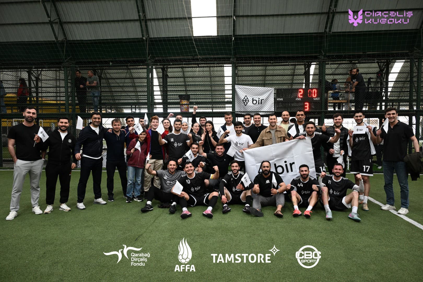 “Dirçəliş Kuboku” xeyriyyə futbol turnirinin yarımfinal oyunları keçirilib - Şəkil 18