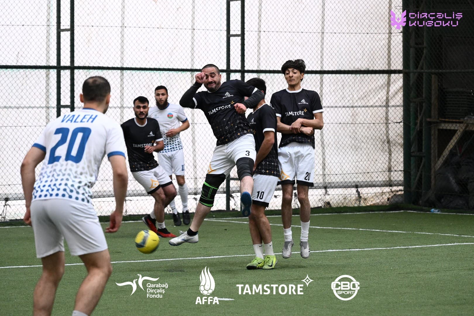 “Dirçəliş Kuboku” xeyriyyə futbol turnirinin yarımfinal oyunları keçirilib - Şəkil 21