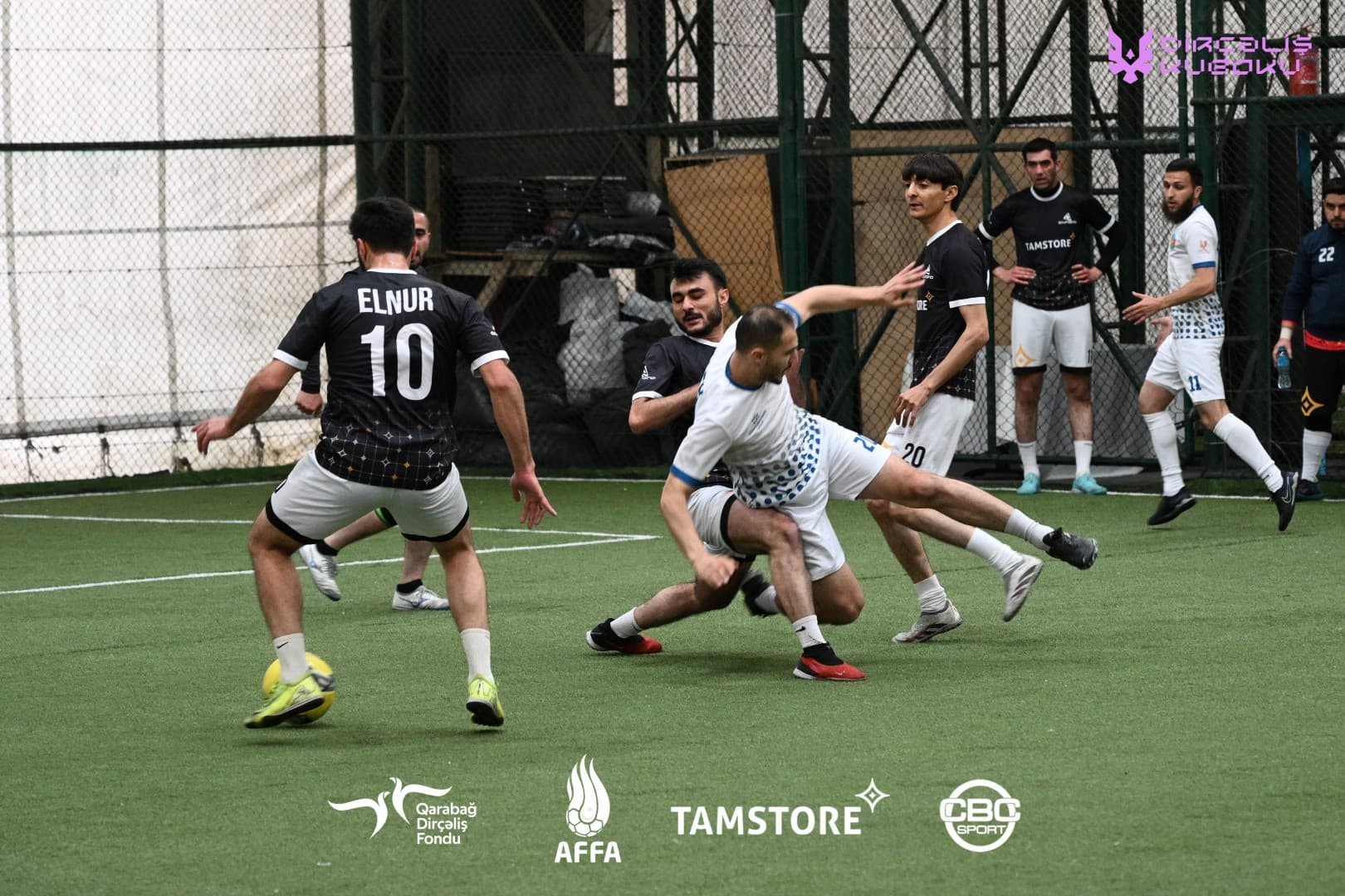 “Dirçəliş Kuboku” xeyriyyə futbol turnirinin yarımfinal oyunları keçirilib - Şəkil 24