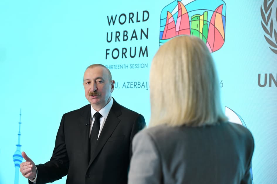 Prezident İlham Əliyev “Euronews” televiziyasına müsahibə verib - Şəkil 2