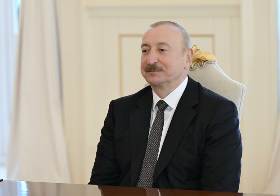 Prezident İlham Əliyev Belarus Milli Assambleyası Nümayəndələr Palatasının sədrini qəbul edib - Şəkil 4