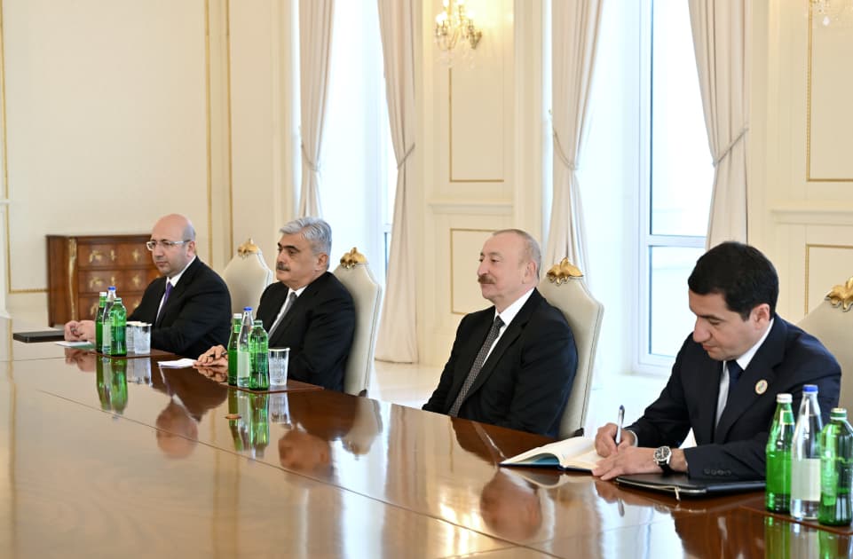 Prezident İlham Əliyev Belarus Milli Assambleyası Nümayəndələr Palatasının sədrini qəbul edib - Şəkil 5