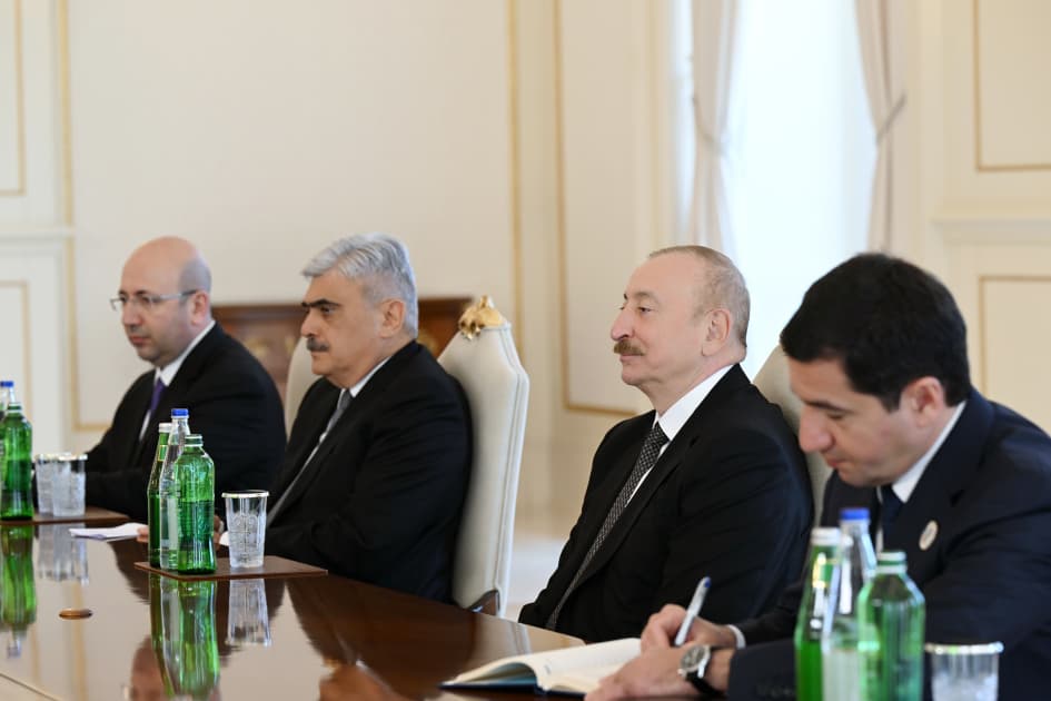 Prezident İlham Əliyev Belarus Milli Assambleyası Nümayəndələr Palatasının sədrini qəbul edib - Şəkil 6