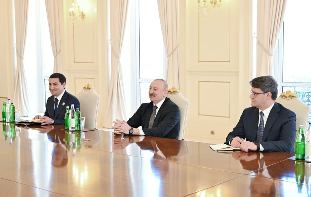 Prezident İlham Əliyev Slovakiya Baş nazirinin müavinini qəbul edib Prezident İlham Əliyev Slovakiya Baş nazirinin müavinini qəbul edib - Şəkil 6