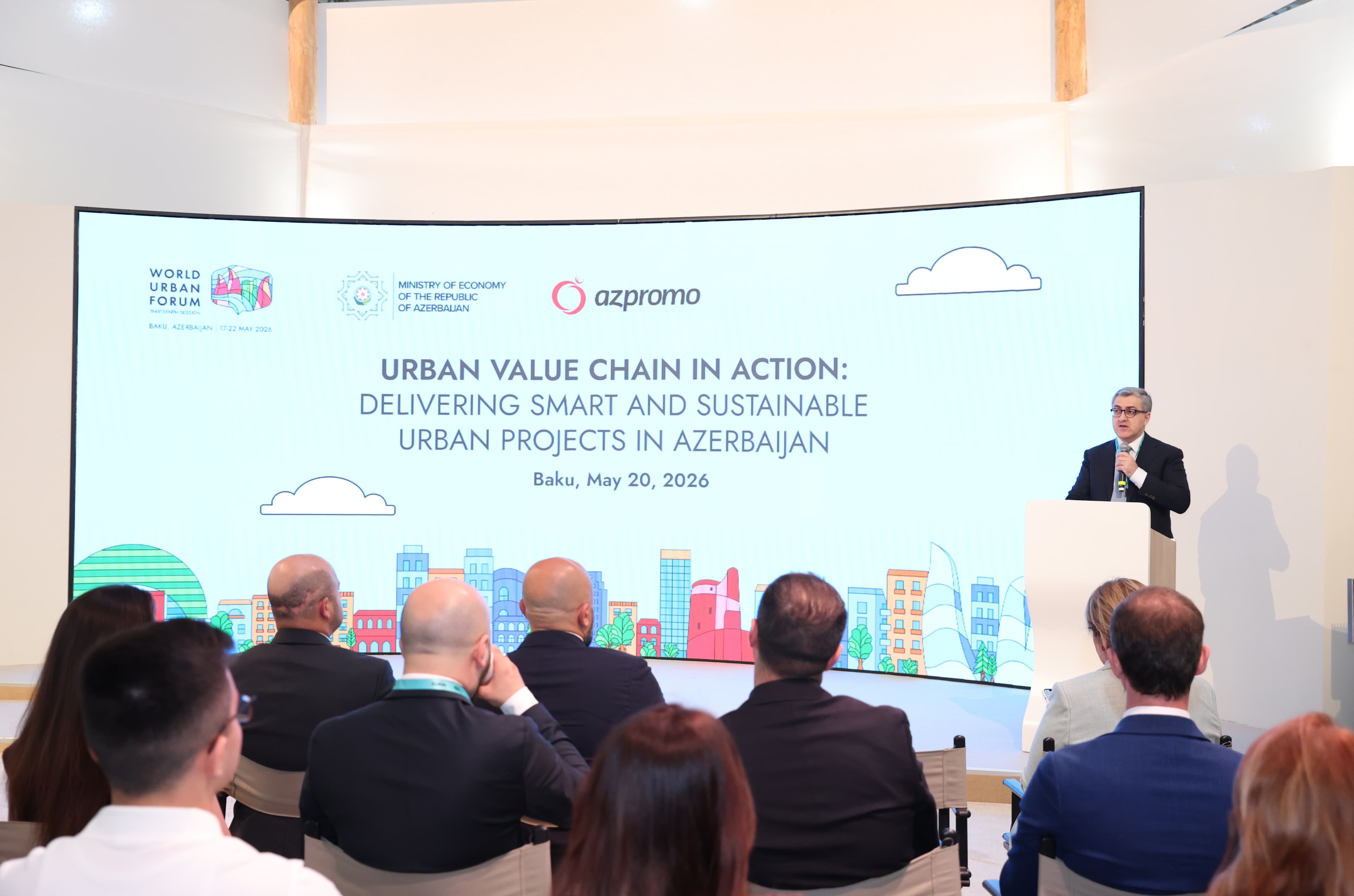 Azərbaycanda ağıllı və dayanıqlı şəhər layihələri üzrə investisiya imkanları müzakirə olunub - Şəkil 9