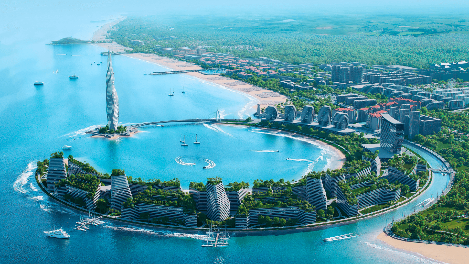 “Sea Breeze” layihəsində 30 milyon kvadratmetrdən çox tikinti planlaşdırılır