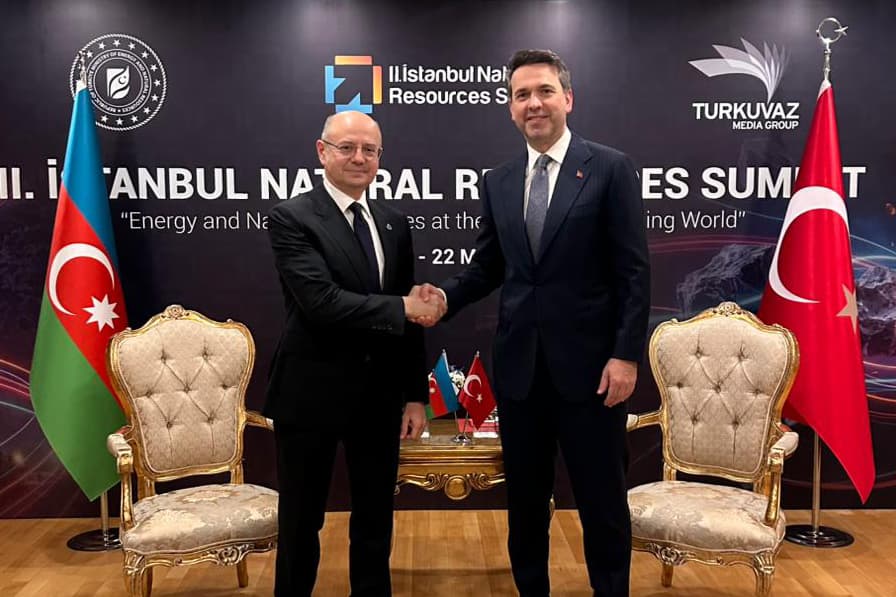 Energetika naziri İstanbulda Türkiyə və Moldovanın energetika nazirləri ilə görüşüb - Şəkil 3