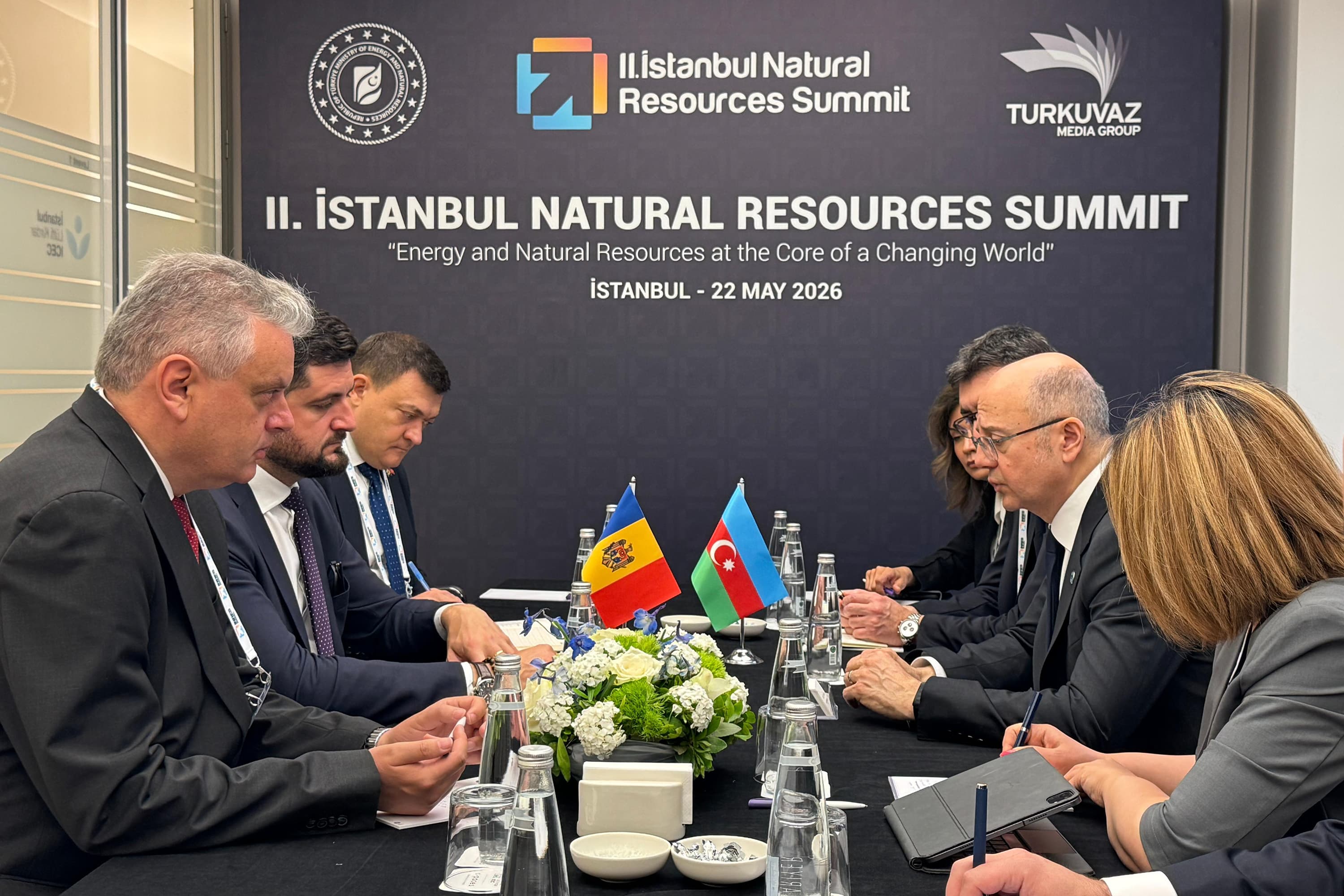 Energetika naziri İstanbulda Türkiyə və Moldovanın energetika nazirləri ilə görüşüb - Şəkil 4