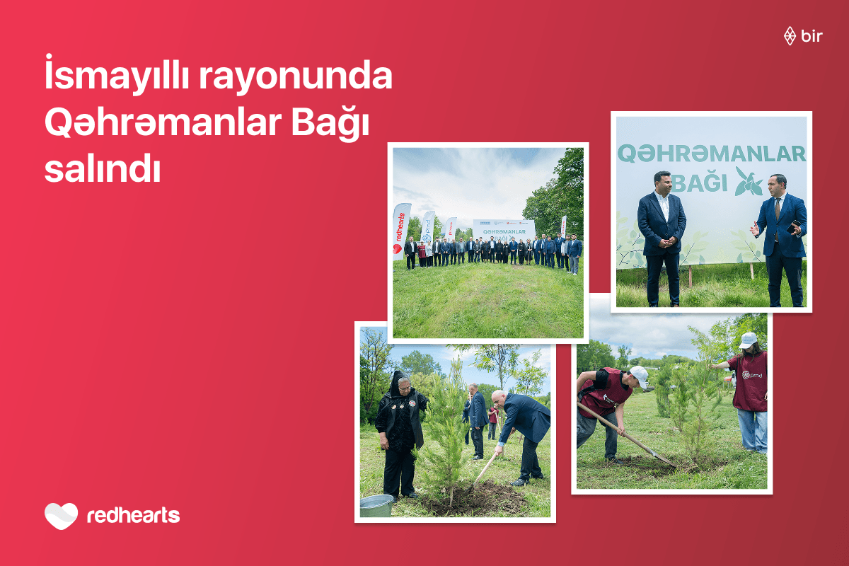 İsmayıllıda 189 şəhidin xatirəsinə “Qəhrəmanlar Bağı” salındı