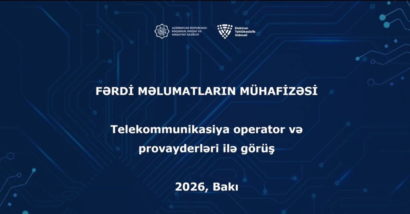 ETX fərdi məlumatların mühafizəsi sahəsində layihəyə start verib - Şəkil 2