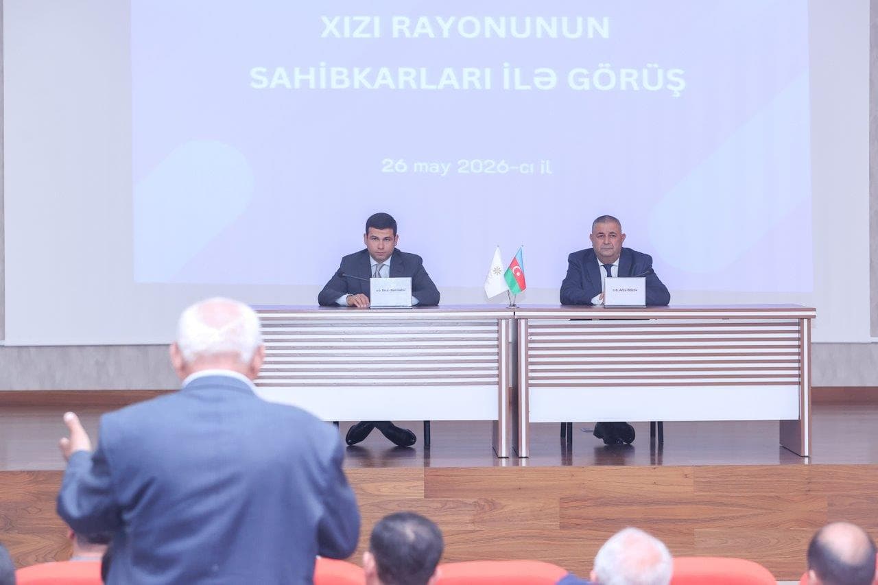 Xızı rayonunda sahibkarlarla görüş keçirilib - Şəkil 3