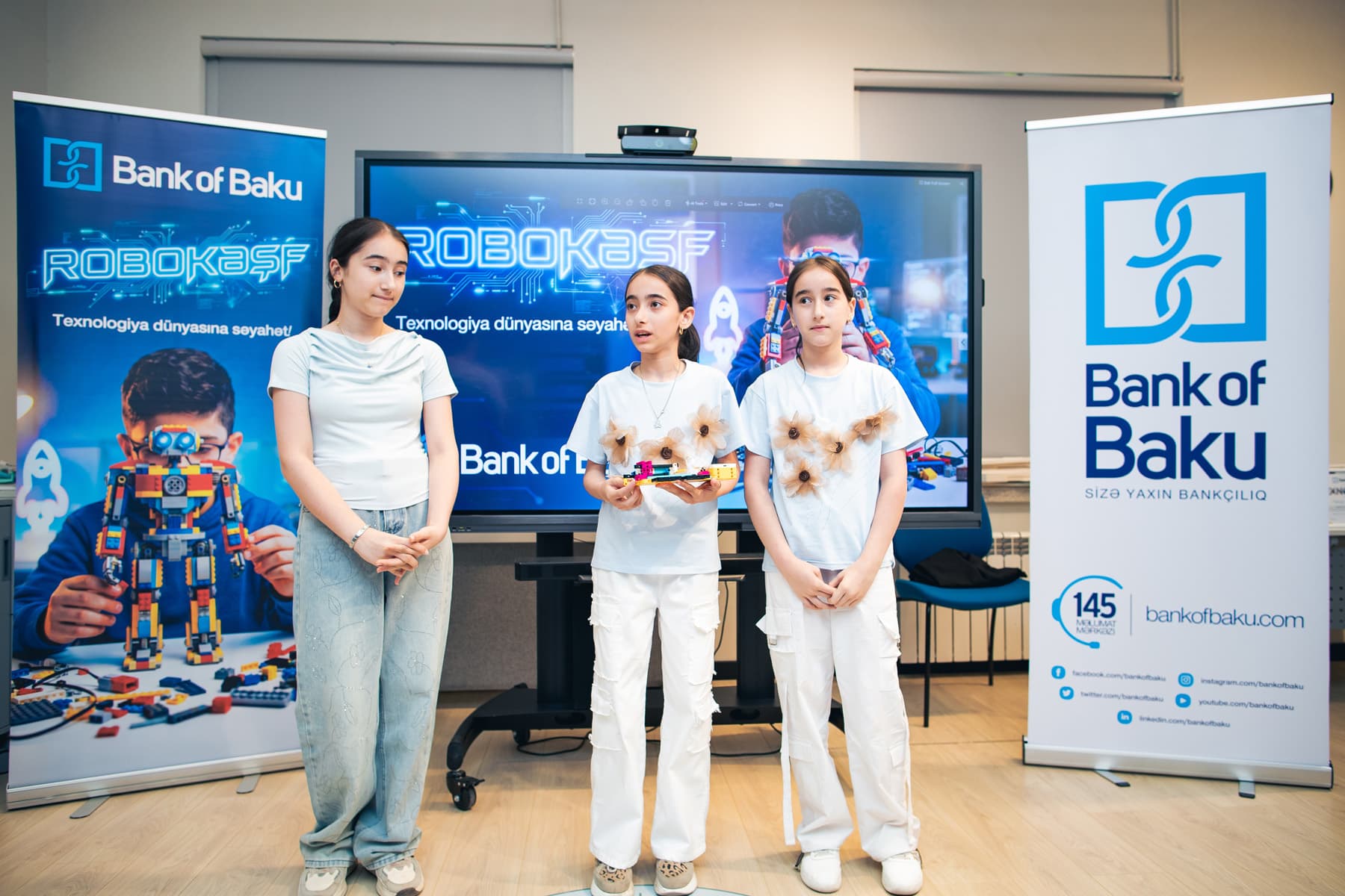 Bank of Baku-dan şəhid və qazi övladları üçün “RoboKəşf” təşəbbüsü – təlim və ekskursiya - Şəkil 12