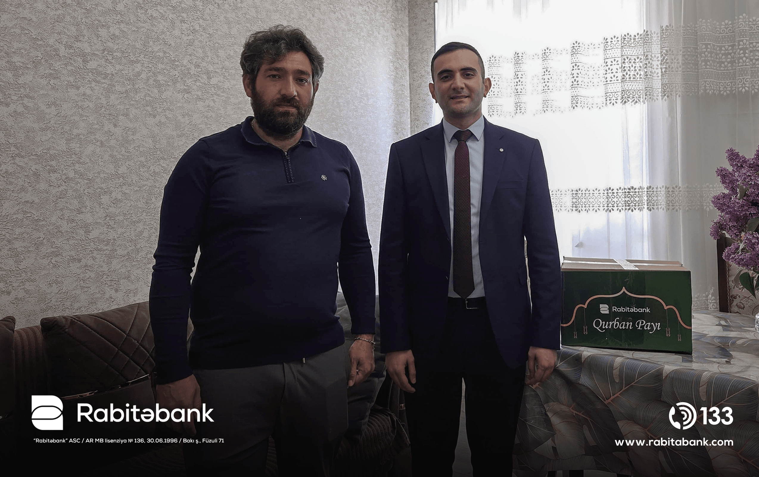 Rabitəbank Qurban bayramında Qarabağda yaşayan şəhid və qazi ailələrini ziyarət edib - Şəkil 2