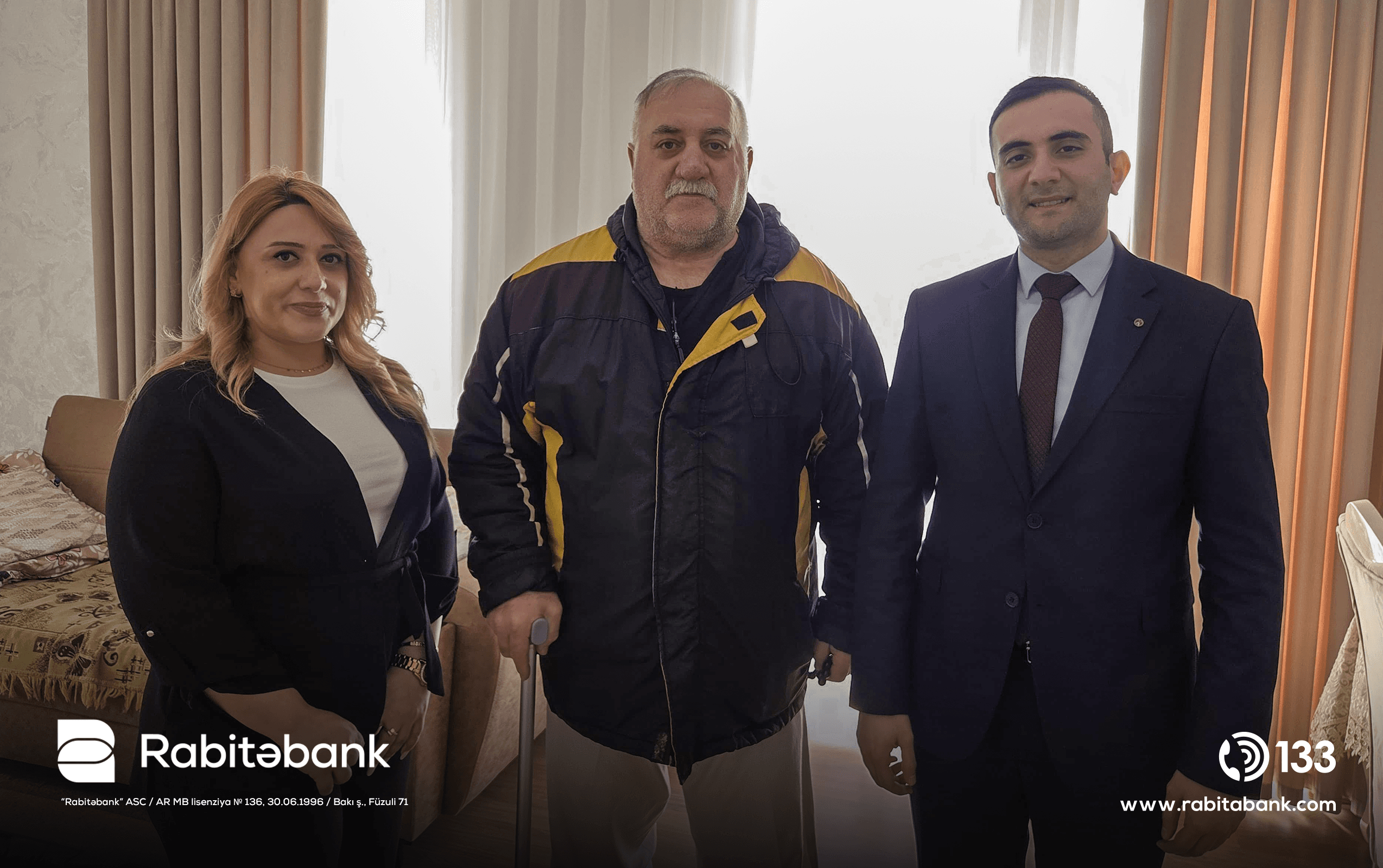 Rabitəbank Qurban bayramında Qarabağda yaşayan şəhid və qazi ailələrini ziyarət edib - Şəkil 3
