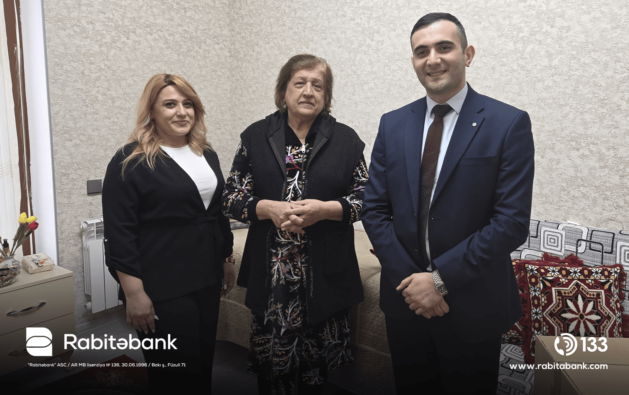 Rabitəbank Qurban bayramında Qarabağda yaşayan şəhid və qazi ailələrini ziyarət edib - Şəkil 5