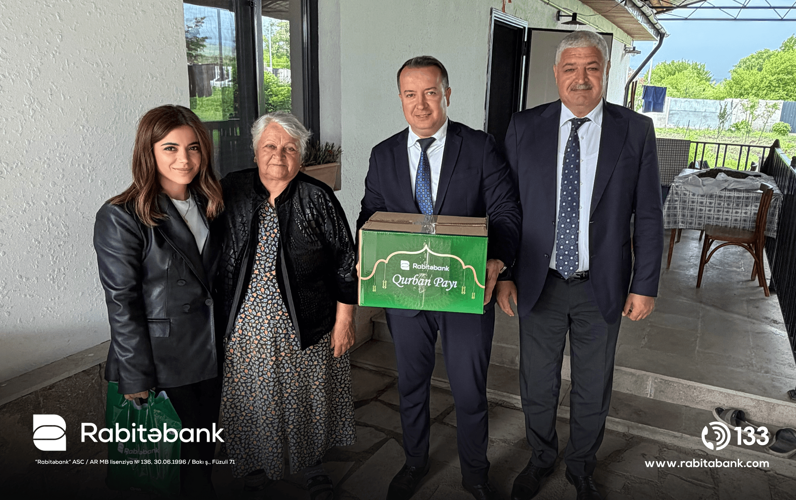 Rabitəbank Qurban bayramında Qarabağda yaşayan şəhid və qazi ailələrini ziyarət edib - Şəkil 6