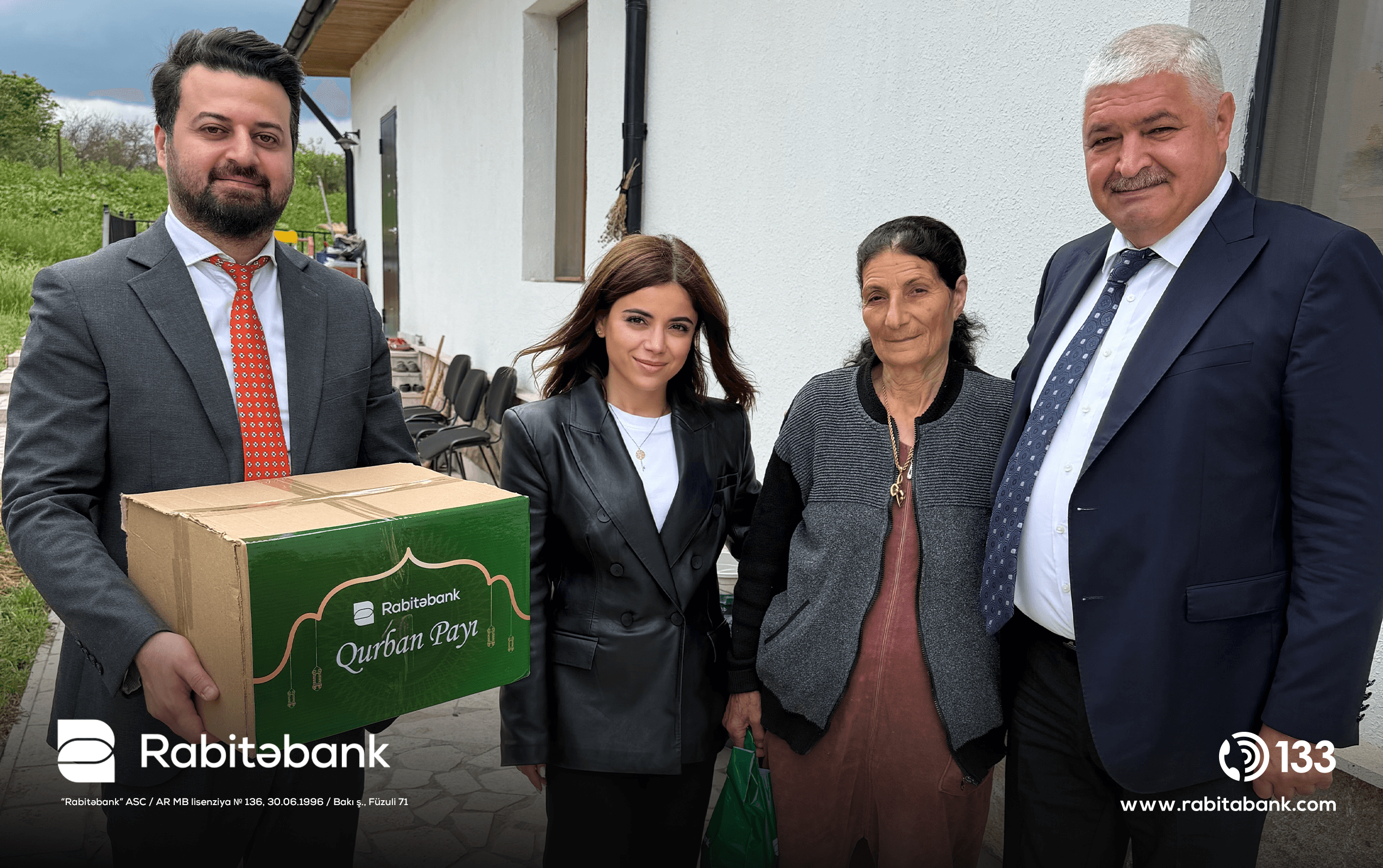 Rabitəbank Qurban bayramında Qarabağda yaşayan şəhid və qazi ailələrini ziyarət edib - Şəkil 7