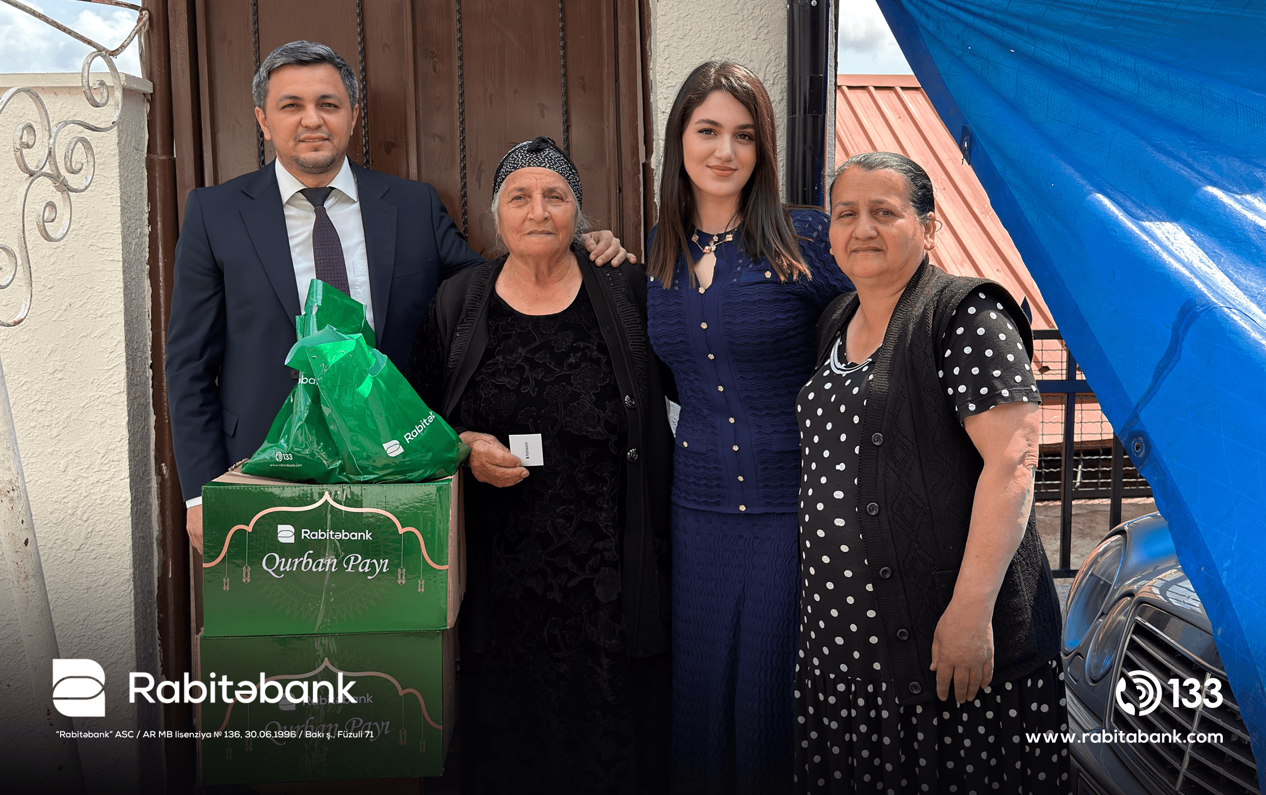 Rabitəbank Qurban bayramında Qarabağda yaşayan şəhid və qazi ailələrini ziyarət edib - Şəkil 13