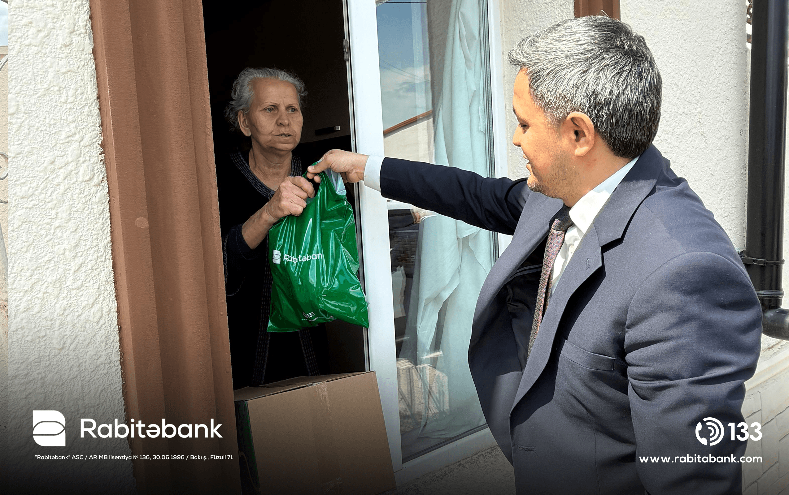 Rabitəbank Qurban bayramında Qarabağda yaşayan şəhid və qazi ailələrini ziyarət edib - Şəkil 14