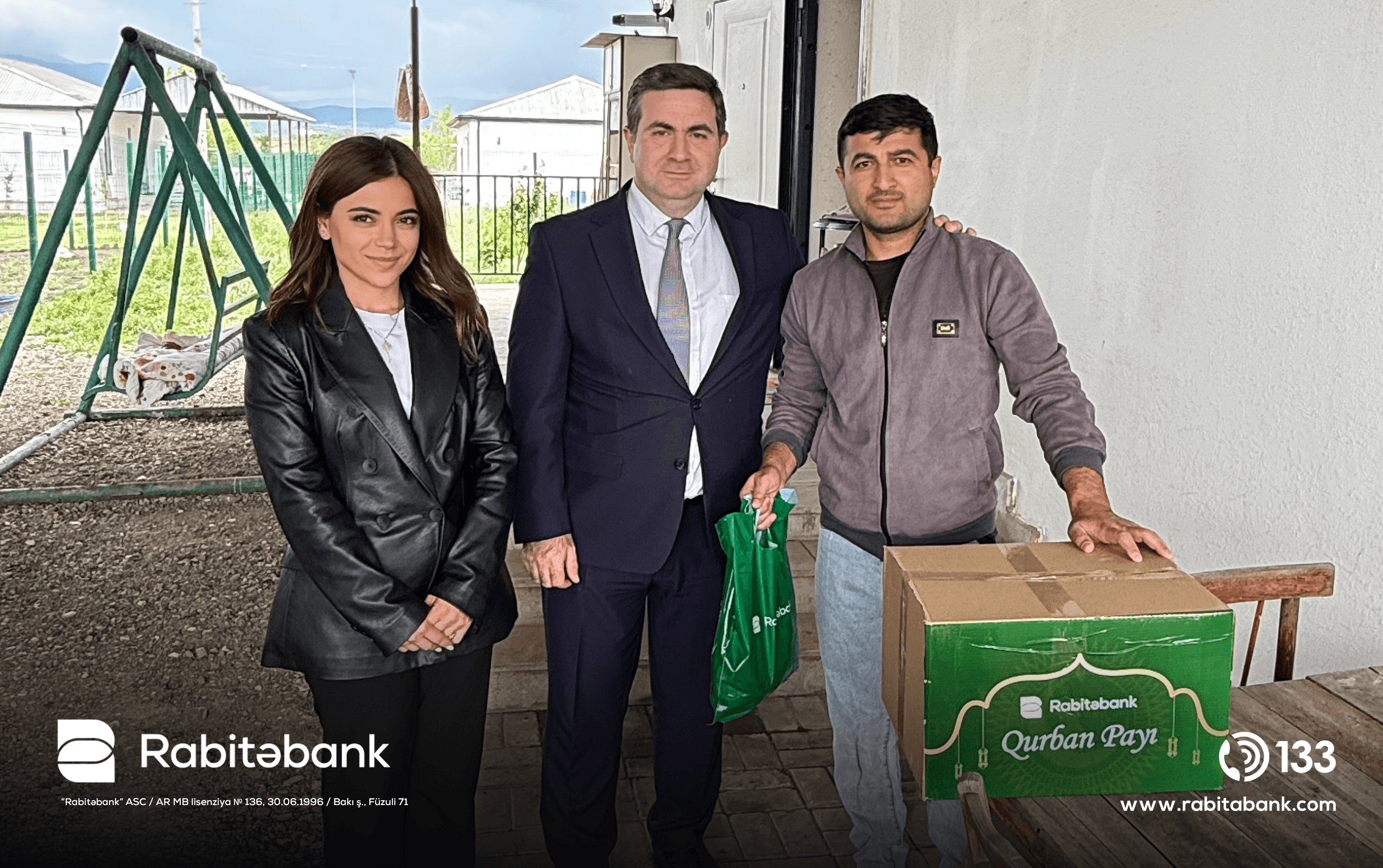 Rabitəbank Qurban bayramında Qarabağda yaşayan şəhid və qazi ailələrini ziyarət edib - Şəkil 17