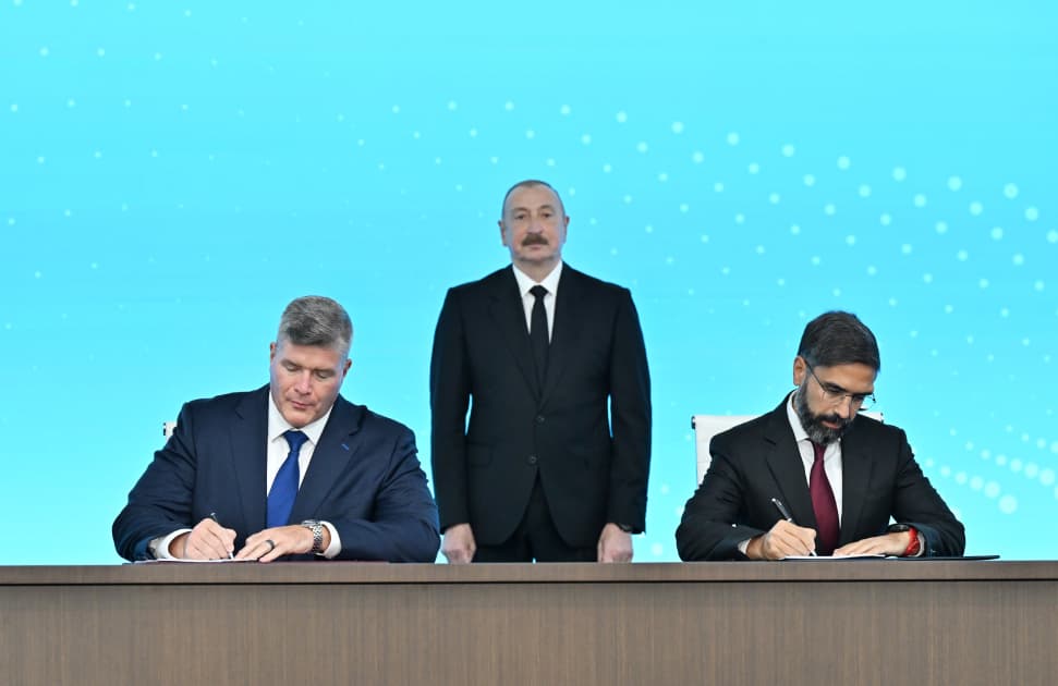 Prezident İlham Əliyev Bakı 31-ci “Baku Energy Forum”un rəsmi açılış mərasimində iştirak edib - Şəkil 8