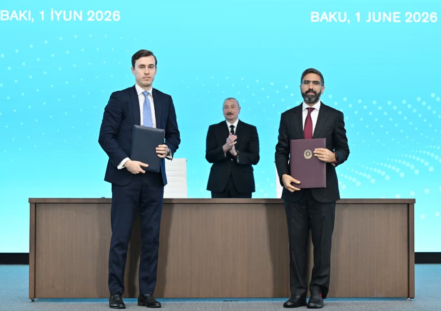 Prezident İlham Əliyev Bakı 31-ci “Baku Energy Forum”un rəsmi açılış mərasimində iştirak edib - Şəkil 9