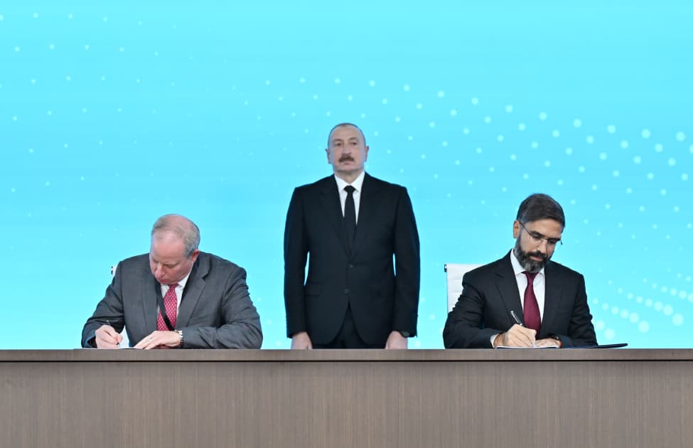 Prezident İlham Əliyev Bakı 31-ci “Baku Energy Forum”un rəsmi açılış mərasimində iştirak edib - Şəkil 11
