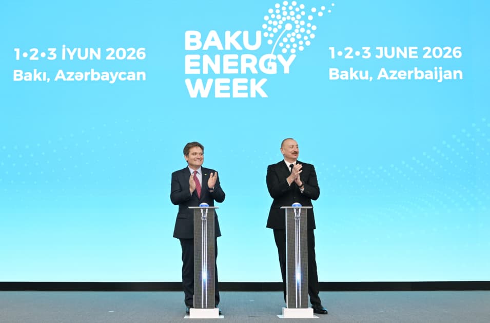 Prezident İlham Əliyev Bakı 31-ci “Baku Energy Forum”un rəsmi açılış mərasimində iştirak edib - Şəkil 20