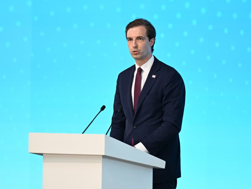 Prezident İlham Əliyev Bakı 31-ci “Baku Energy Forum”un rəsmi açılış mərasimində iştirak edib - Şəkil 29