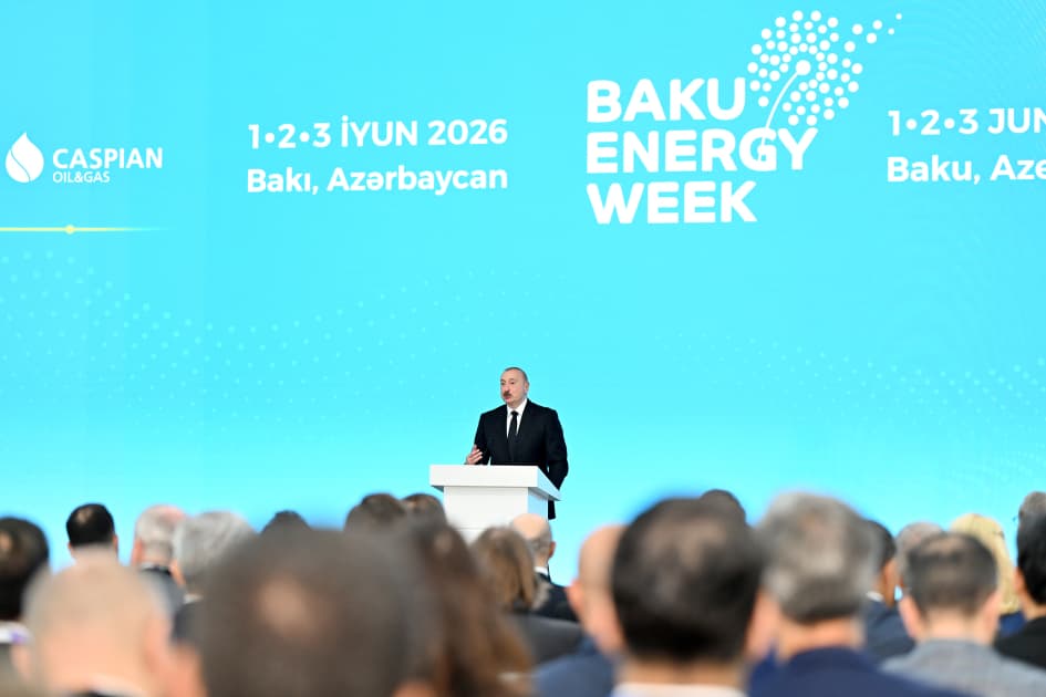 Prezident İlham Əliyev Bakı 31-ci “Baku Energy Forum”un rəsmi açılış mərasimində iştirak edib - Şəkil 40