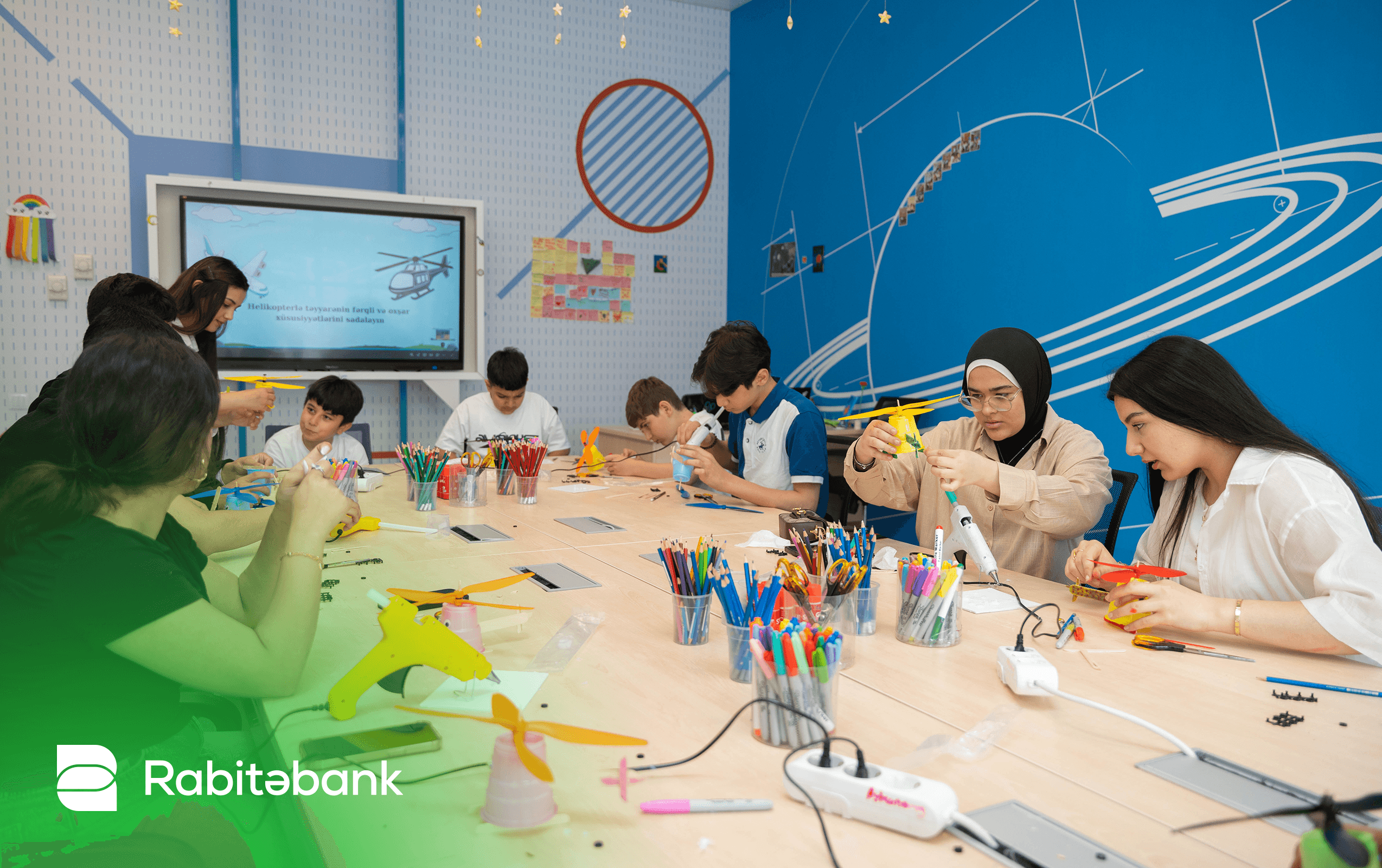 RABİTƏBANK VƏ “İNNOVASİYALAR MƏRKƏZİ” ŞƏHİD ÖVLADLARI ÜÇÜN “ZƏFƏRİN GƏLƏCƏYİ” LAYİHƏSİNİ HƏYATA KEÇİRİB - Şəkil 14