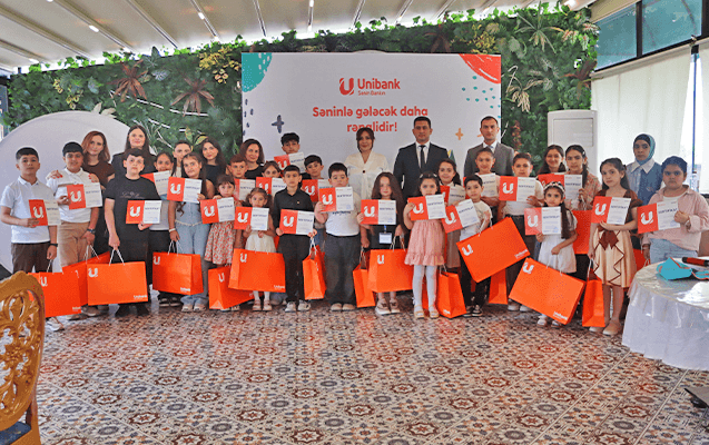 Unibank şəhid və qazi övladları üçün Şirvanda bayram tədbiri keçirib - Şəkil 3